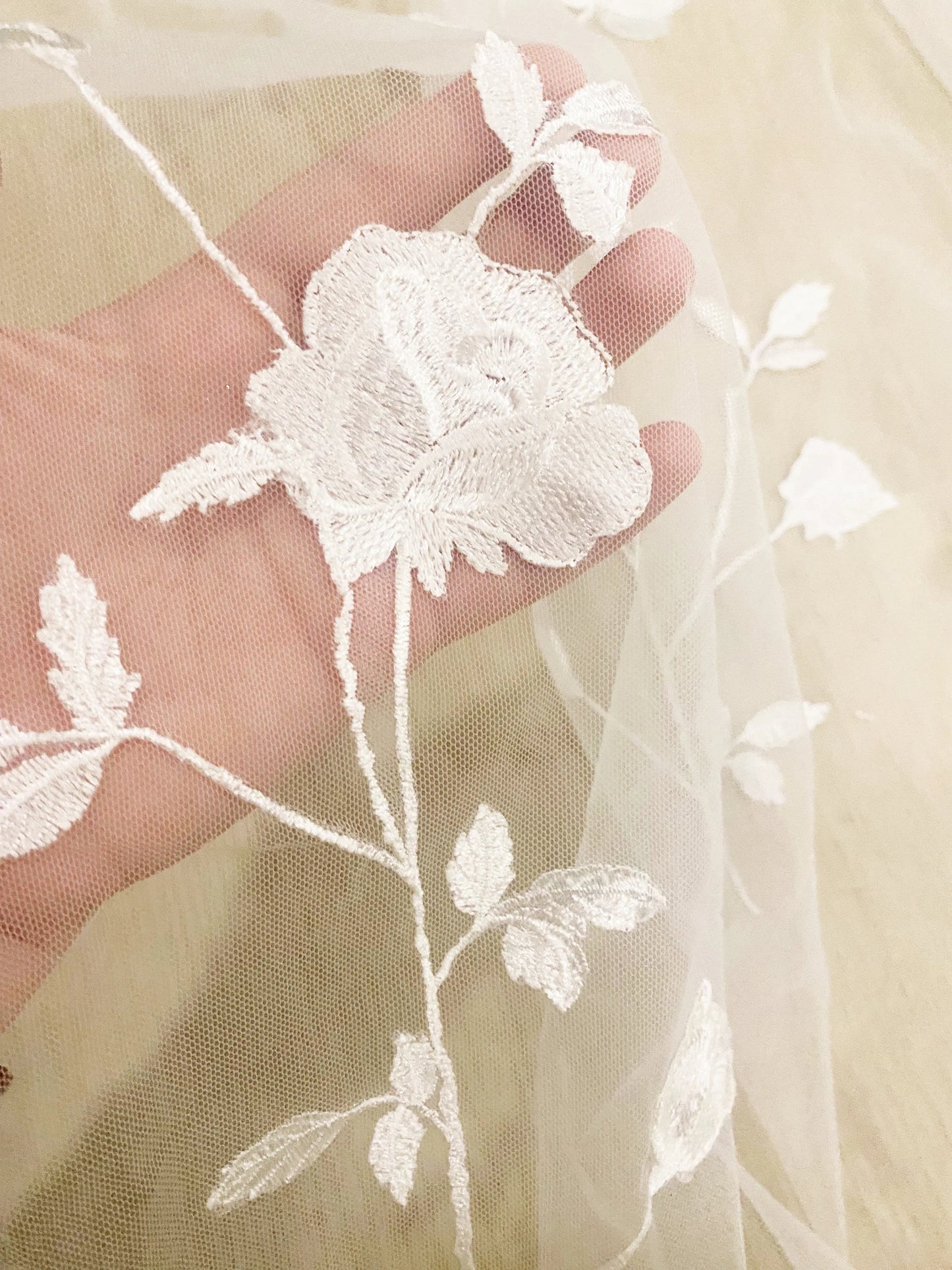 • IVY • lace bridal veil